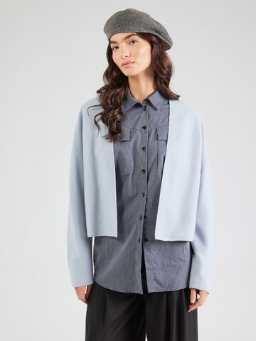 DRYKORN Knit Cardigan 'MIRALA' in Blue: front