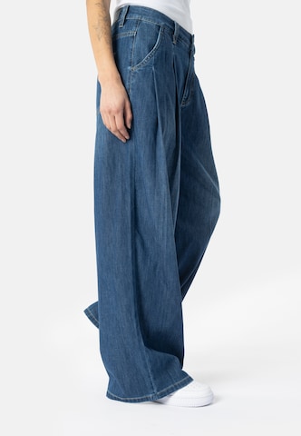 Wide Leg Jean à pince 'Kana Light' Elias Rumelis en bleu