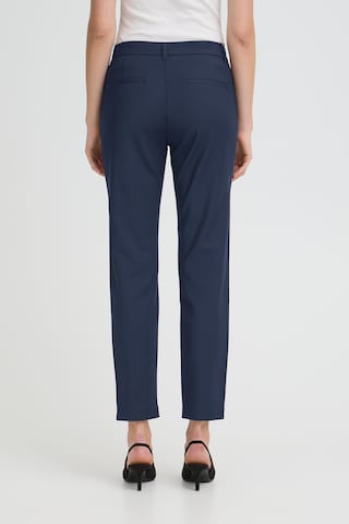 Regular Pantalon Pulz en bleu