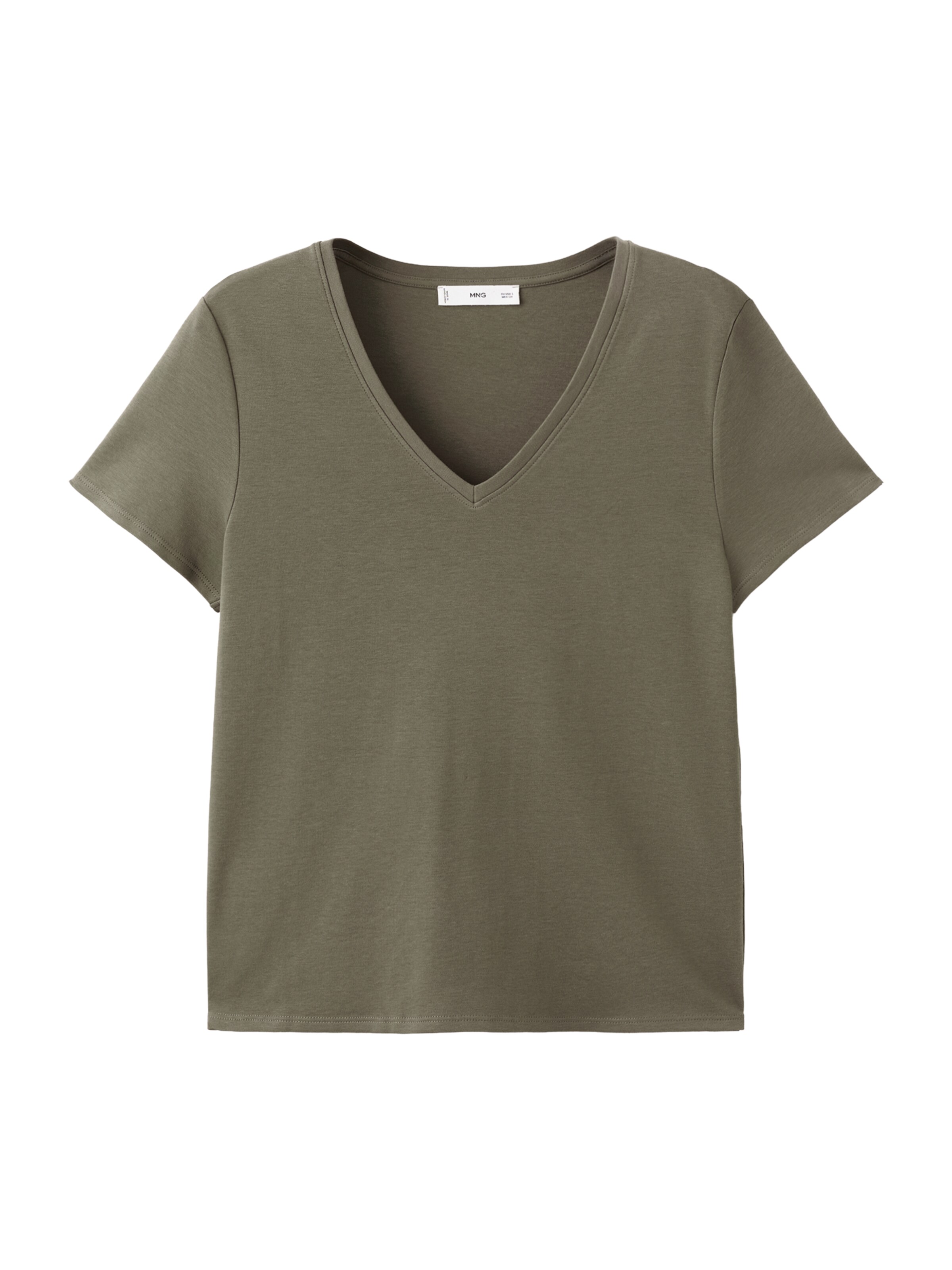 MANGO Shirt 'RITAPI' in Groen: voorkant