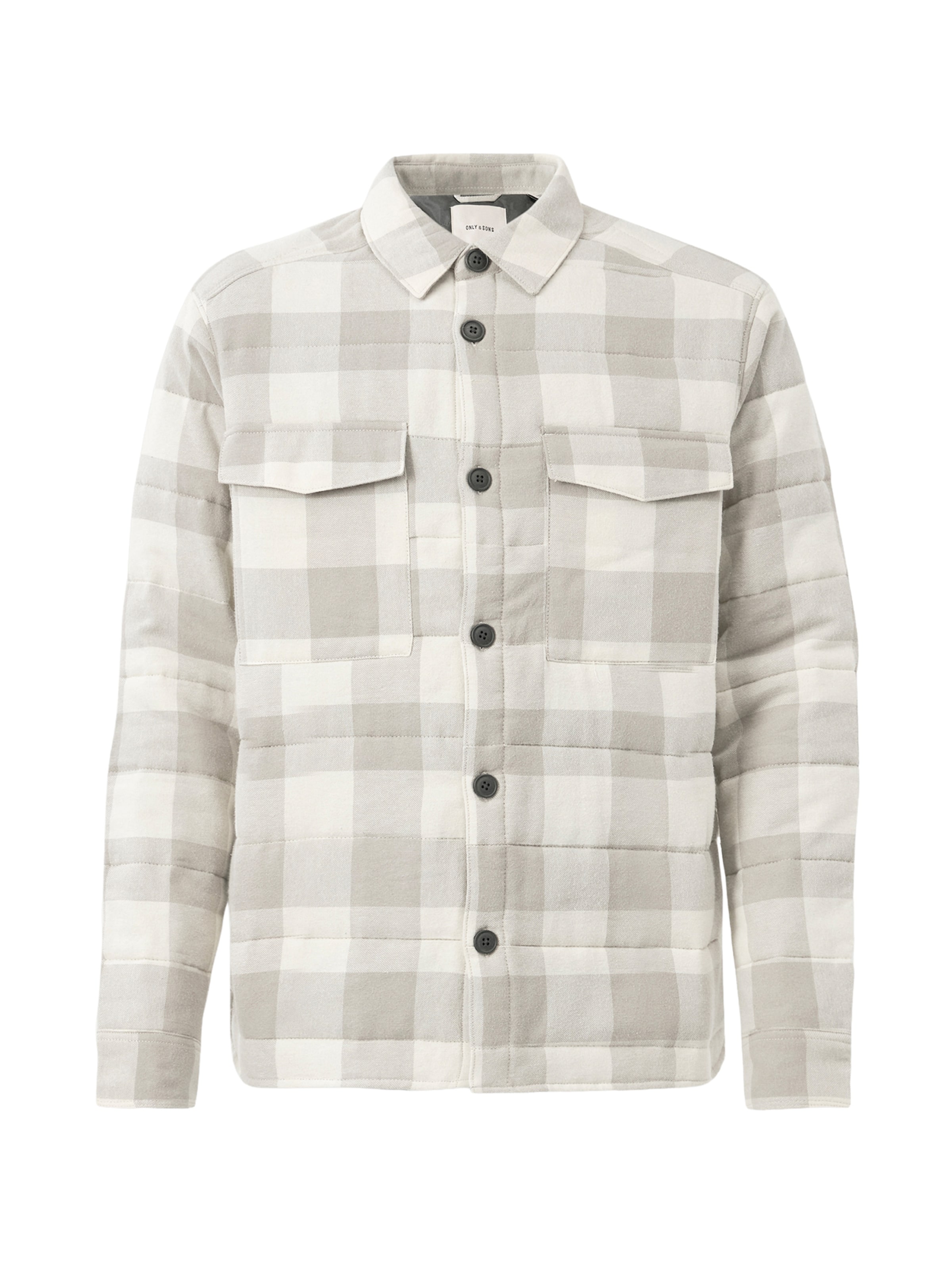 Only & Sons Přechodná bunda 'ONSGudmund' – bílá: přední strana