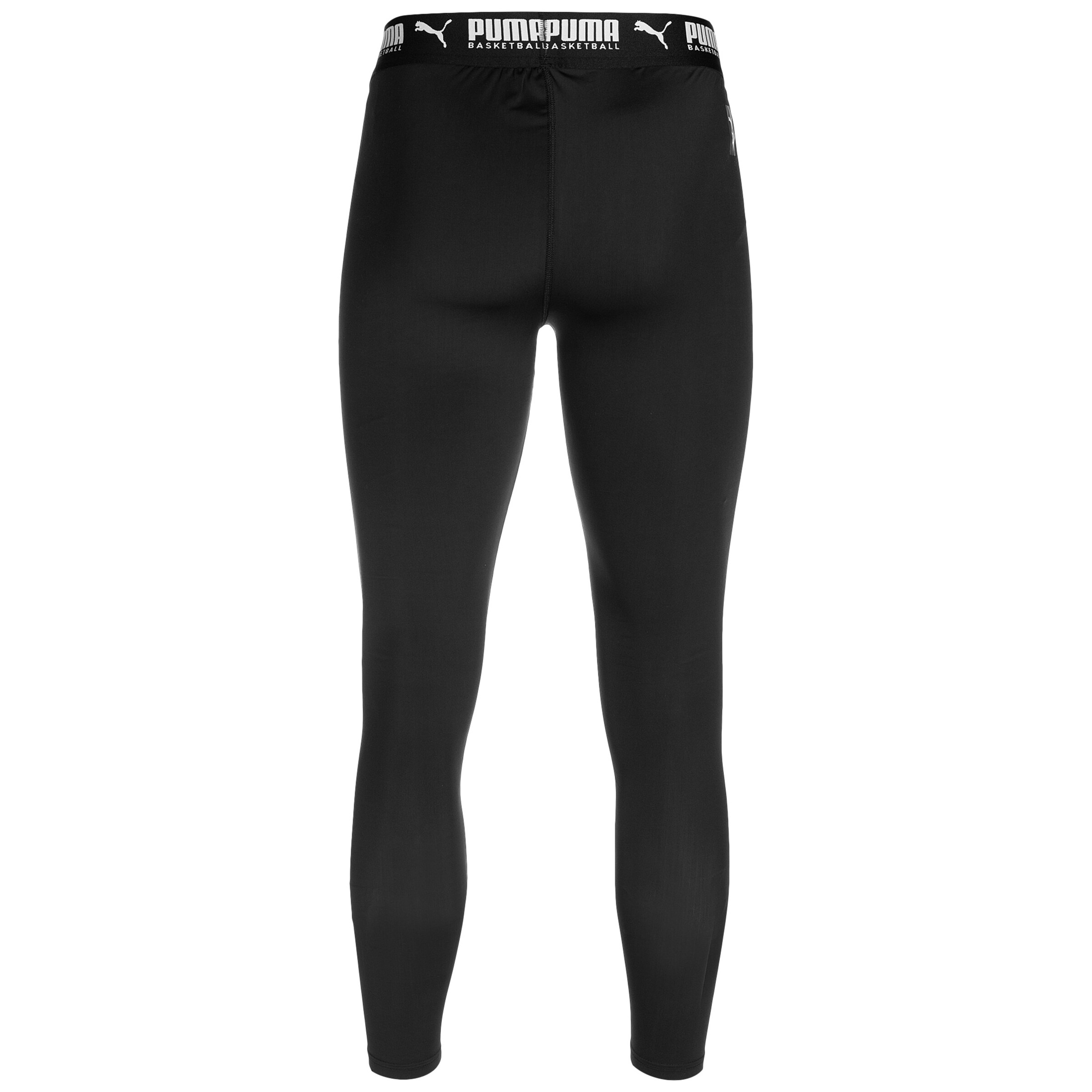 PUMA Skinny Sporthose 'Hoops Team' in Schwarz