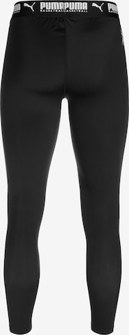 Skinny Pantaloni sportivi 'Hoops Team' di PUMA in nero