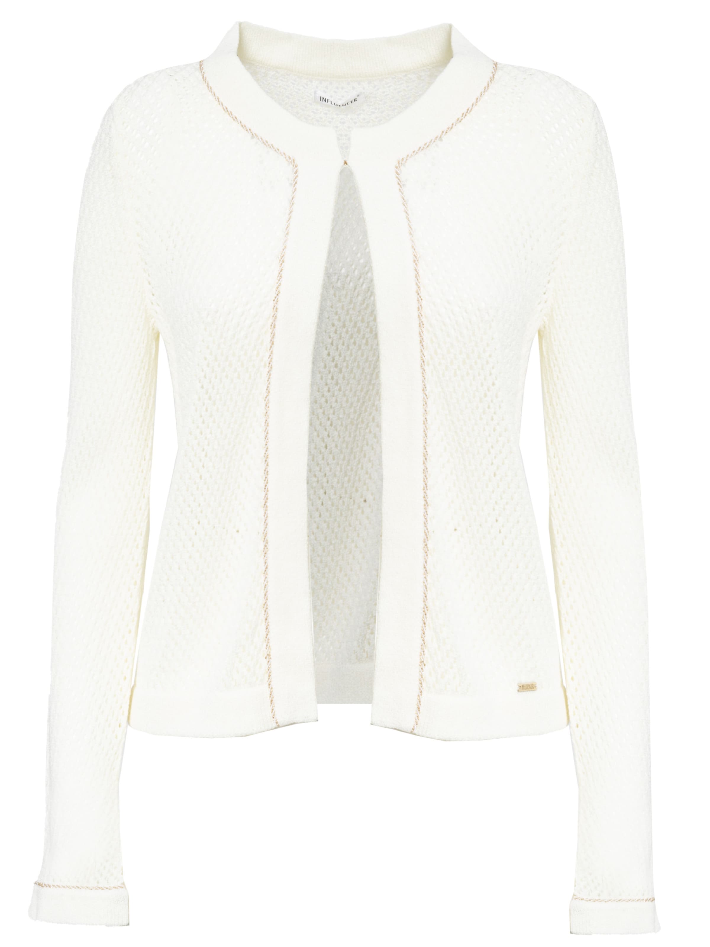 Influencer Pletena jopa ' Hole' | bela barva: sprednja stran