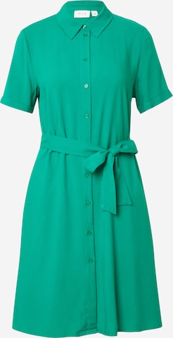 VILA Skjortklänning 'PAYA' i grön: framsida
