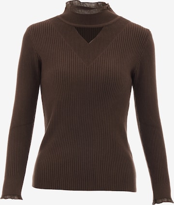 caspio Pullover in Braun: predná strana