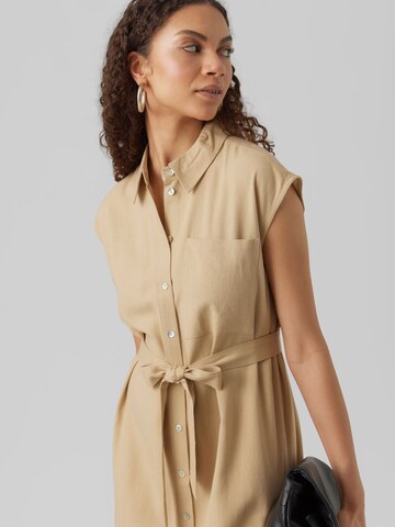 VERO MODA Košilové šaty 'Mymilo' – béžová
