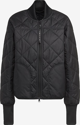 ADIDAS PERFORMANCE Athletic Jacket in Black: front