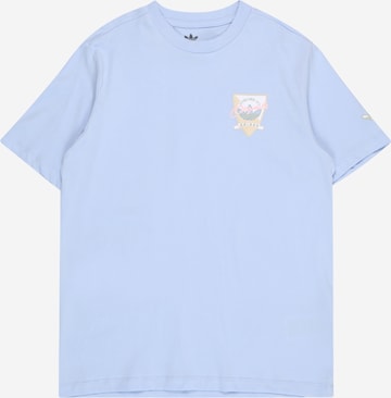 ADIDAS ORIGINALS Shirt 'Graphic Print friend' in Blue: front