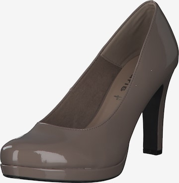 TAMARIS - Zapatos con plataforma en marrón: frente