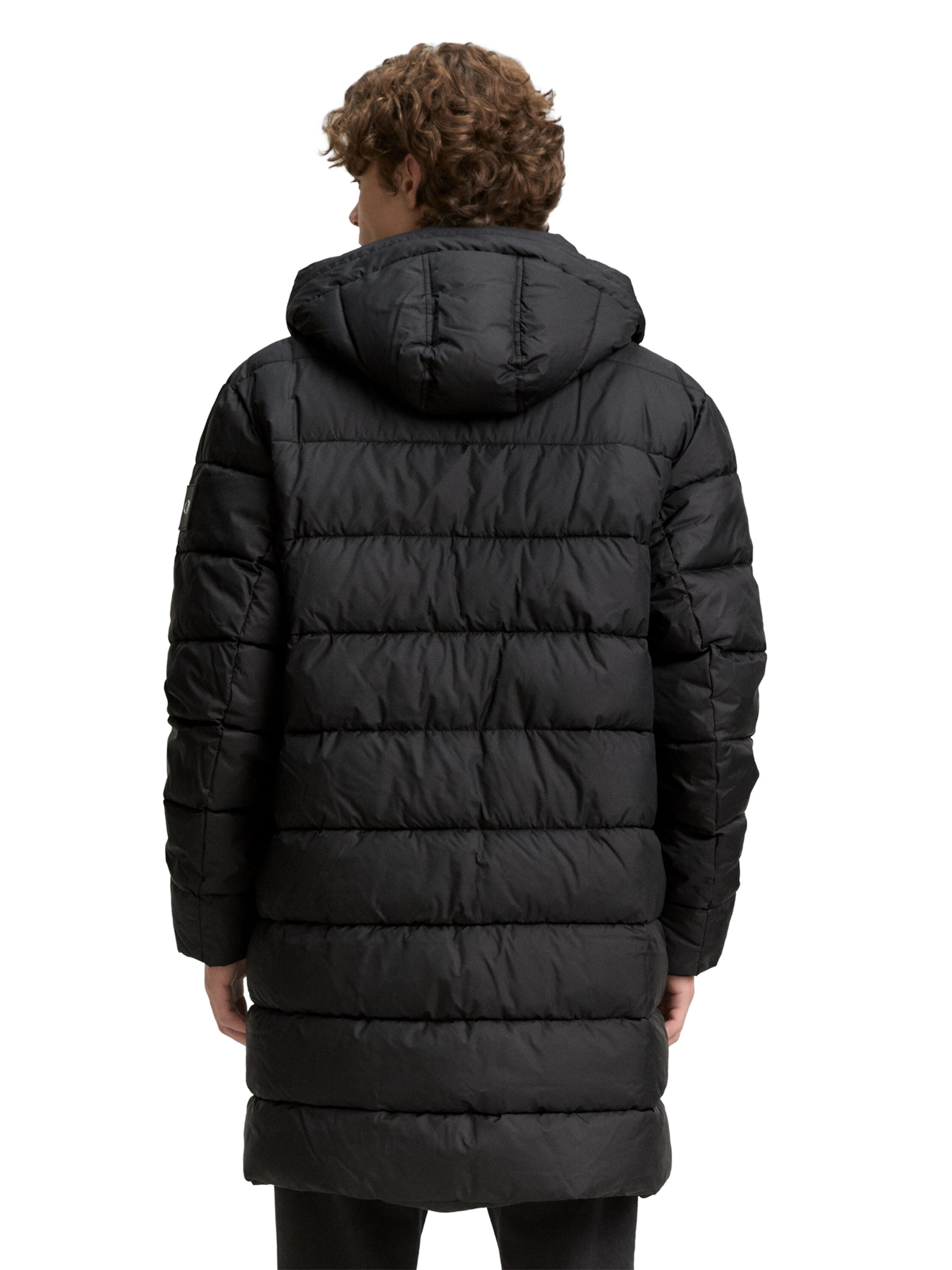 TOM TAILOR Mantel in Schwarz