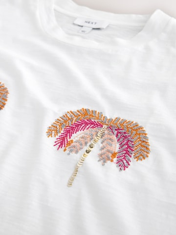 T-shirt Next en blanc