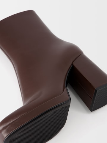 Bottines Bershka en marron