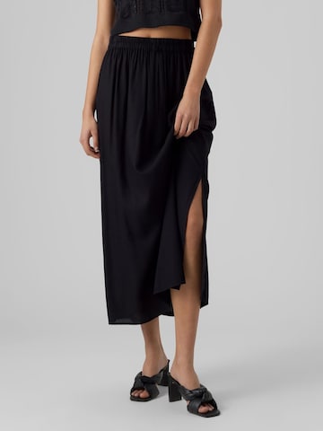 VERO MODA Rok 'Bumpy' in Zwart: voorkant