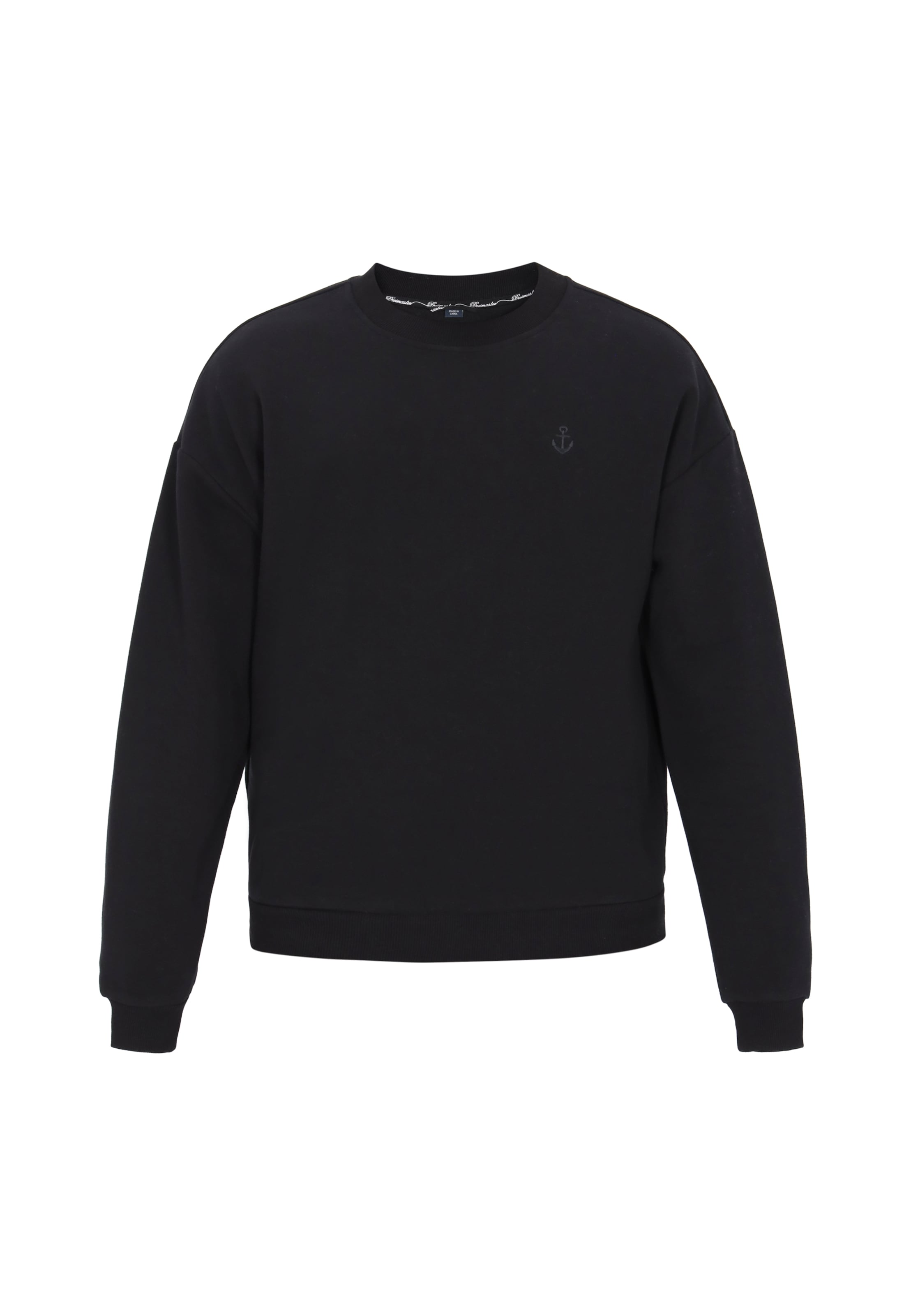 Sweat-shirt DreiMaster Vintage en noir : devant