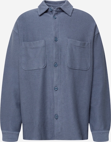 Coupe regular Chemise 'Stay' WEEKDAY en bleu : devant