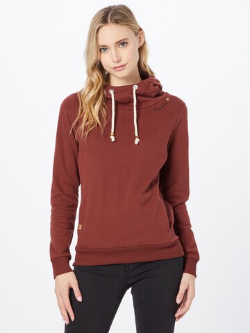 Ragwear Sweatshirt 'FLORA' i rød: forside