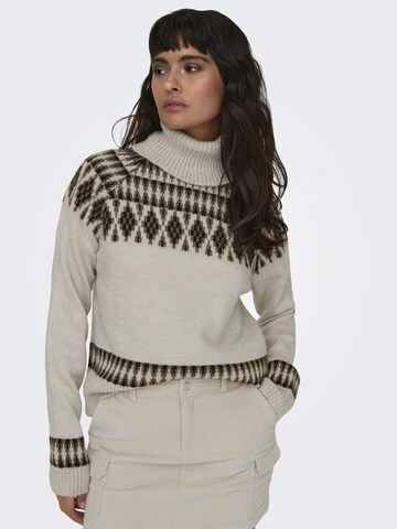 ONLY Sweater 'Mathilda' in Beige