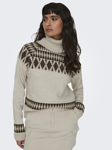 ONLY Pullover 'Mathilda' in Beige