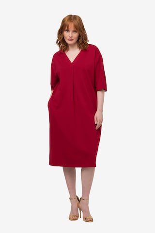 Robe Ulla Popken en rouge : devant