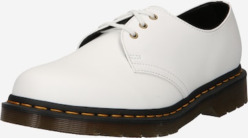 Dr. Martens Classic Flats in White: front