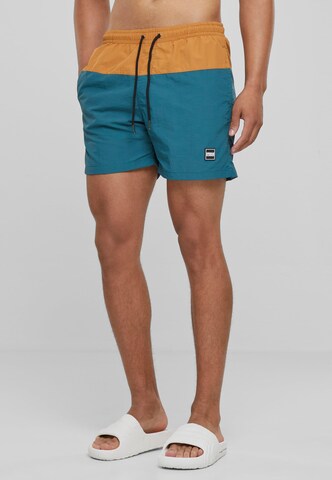 Shorts de bain Urban Classics en bleu : devant