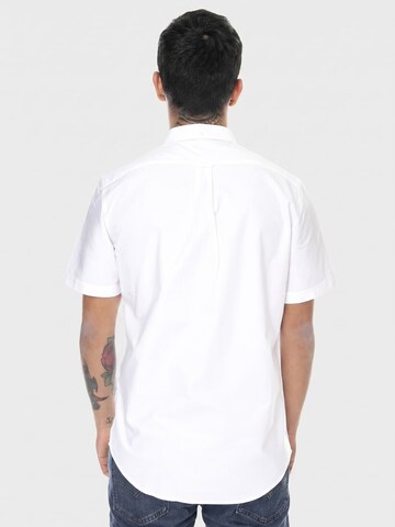 FARAH Comfort fit Overhemd 'Brewer' in Wit