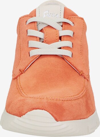 SIOUX Lace-Up Shoes in Orange