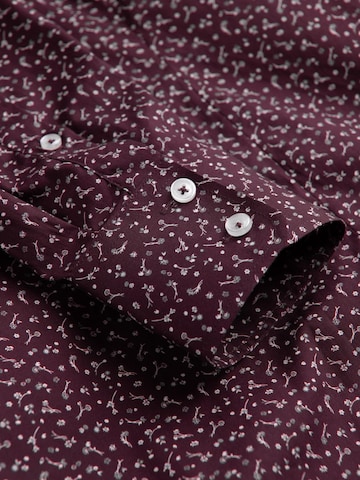 Ombre Regular fit Button Up Shirt 'OM-SHCS-0151' in Red