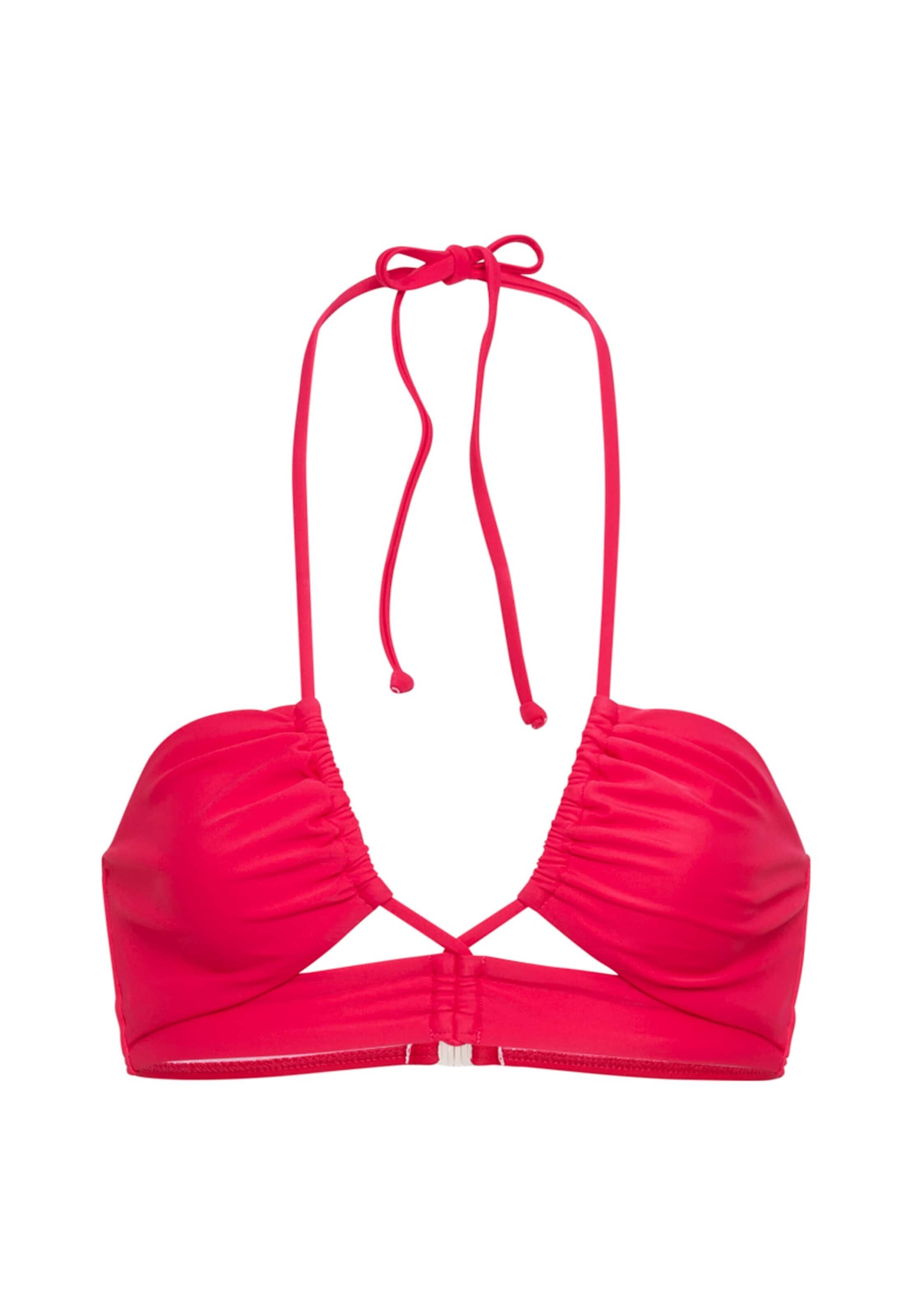 LSCN by LASCANA Bandeau Bikini top in Red: front