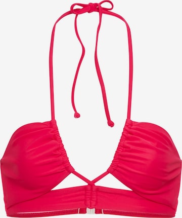 LSCN by LASCANABandeau Bikini gornji dio - crvena boja: prednji dio