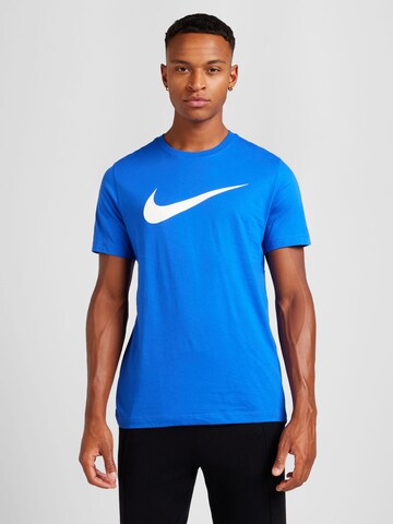 Nike Sportswear T-Shirt 'ICON SWOOSH' in Blau: predná strana