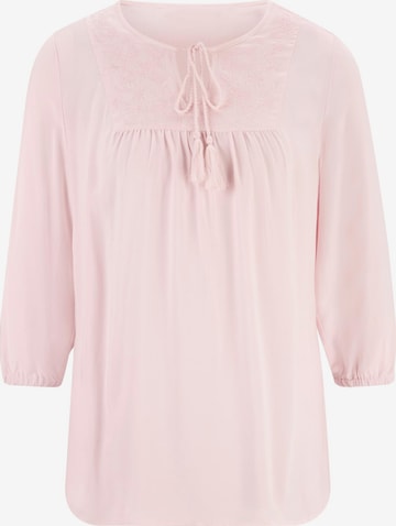 Camicia da donna di Linea Tesini by heine in rosa: frontale