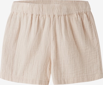 Regular Pantalon 'NKFHiisa' NAME IT en beige : devant