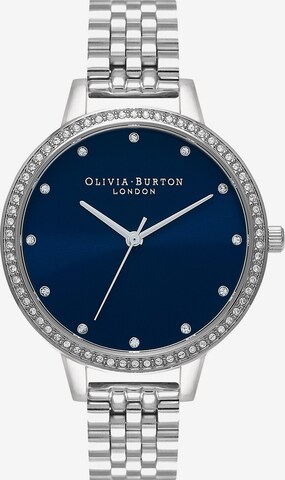 Olivia Burton Analoguhr in Silber: predná strana