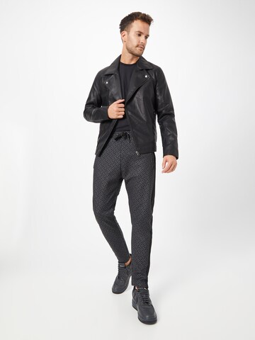 REPLAY Tapered Trousers in Black
