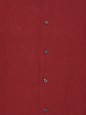 Nils Sundström Regular fit Button Up Shirt in Red