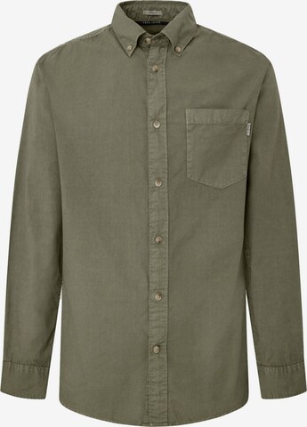 Pepe Jeans Button Up Shirt 'Prince' in Green: front