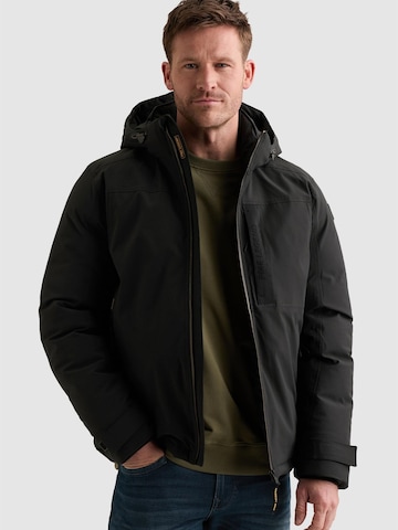 Giacca di mezza stagione 'Crewcat jacket' di PME Legend in nero: frontale