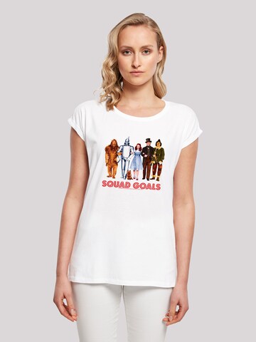 F4NT4STIC T-Shirt 'Squad Goals' in Weiß: Vorderseite