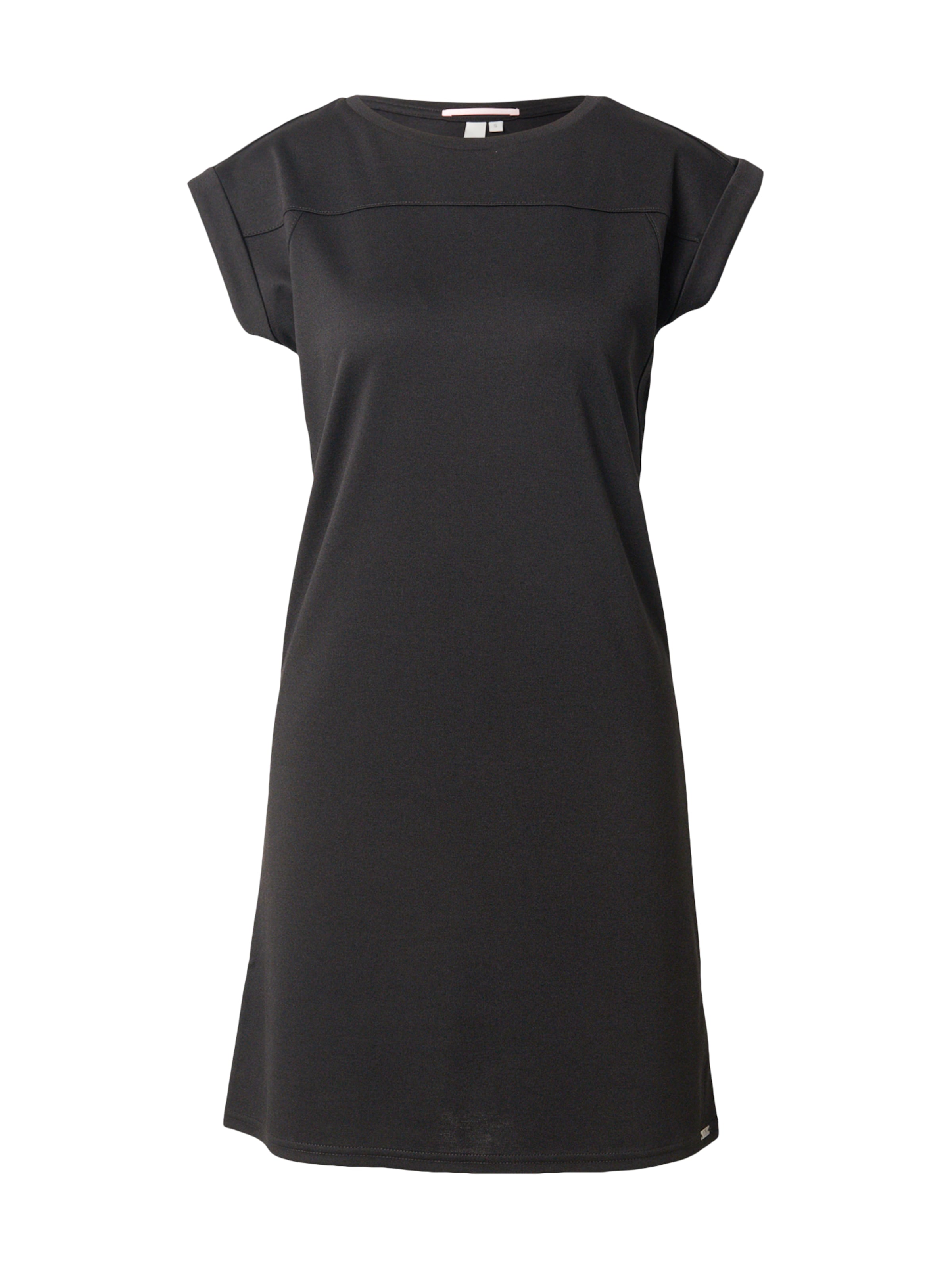 QS Kleid in Schwarz: Vorderseite
