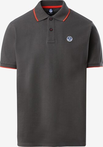 North Sails Poloshirt in Grau: predná strana