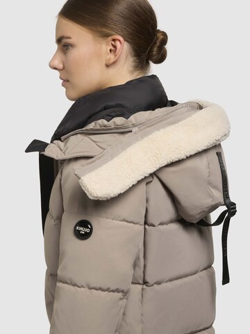 khujo Vinterkappa ' FALTD' i beige