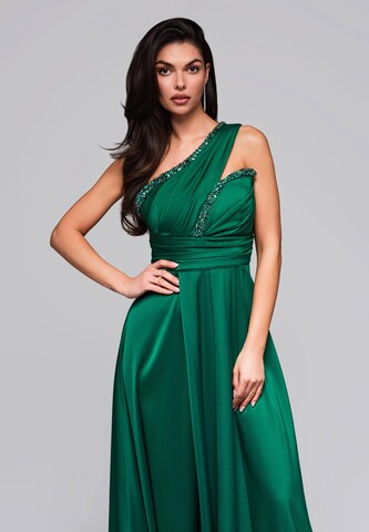 Robe de soirée Ombre en vert