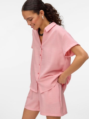 VERO MODA Loosefit Broek 'VMMelaney' in Roze