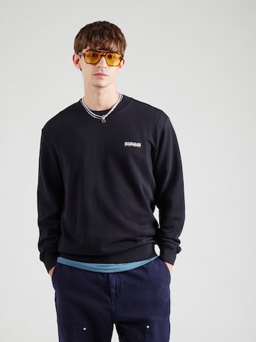 NAPAPIJRI - Sudadera en negro: frente