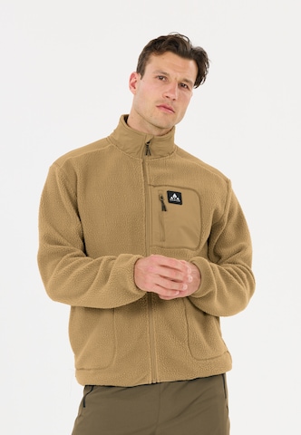 Whistler Athletic fleece jacket 'Felis' in Beige: front