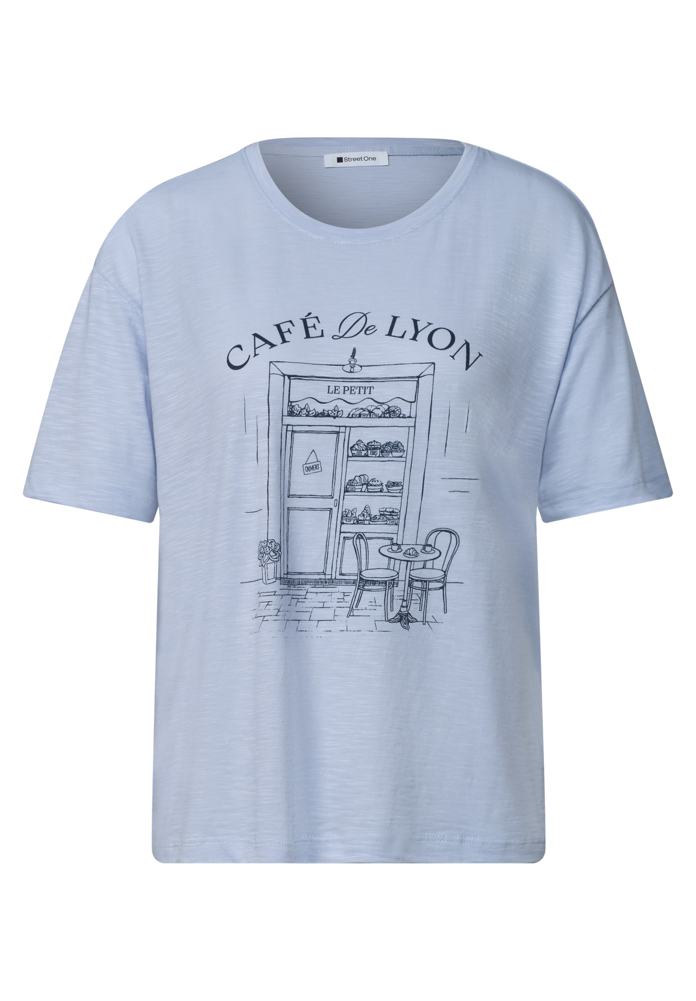 STREET ONE Shirts i blå: forside