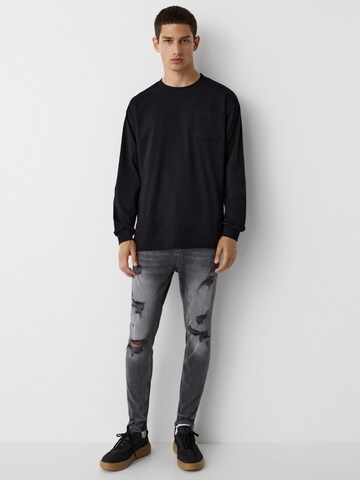 Pull&Bear Regular Дънки в сиво