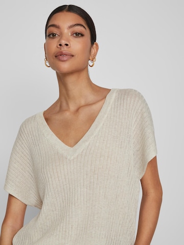 VILA Sweater 'Denice' in Beige